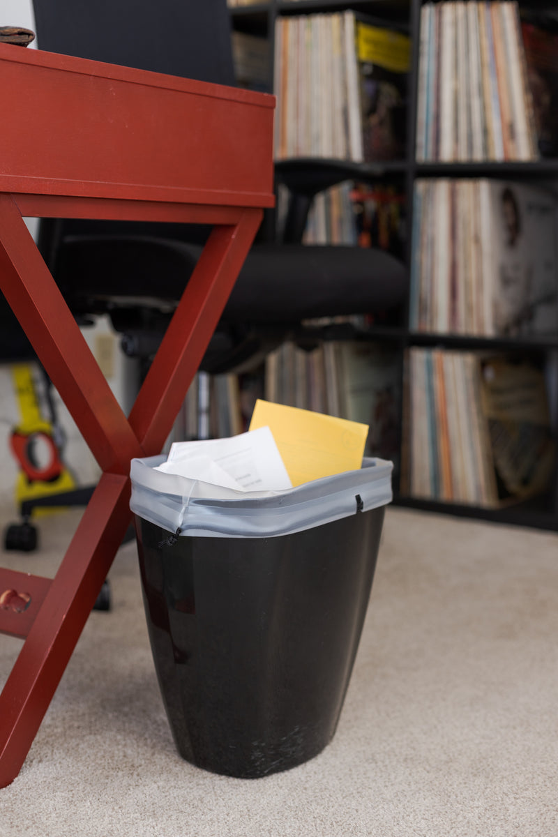 Reusable trash liner top