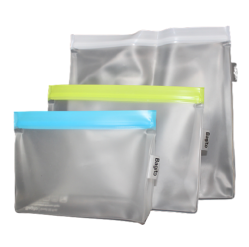 3 pack gallon size Reusable Silicone Food Storage Bags plus Stretch Li –  BodyMovesPro